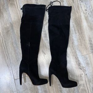 Sam Edelman over the knee suede boots